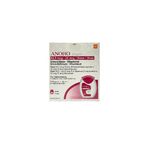 ANORO ALLIPTA 62,5MCG/25MCG INHALADOR CAJA X 1 UNIDAD 30 DOSIS